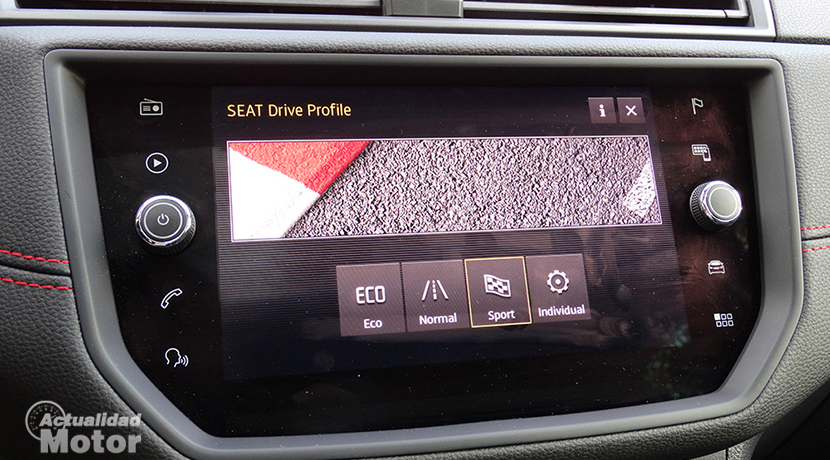Test Seat Ibiza FR 1.6 TDI screen