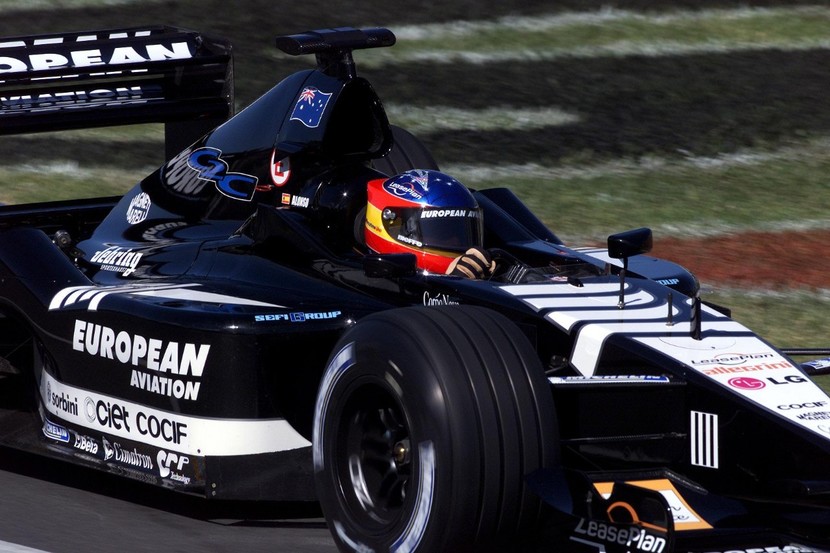  ALonso with the Minardi 