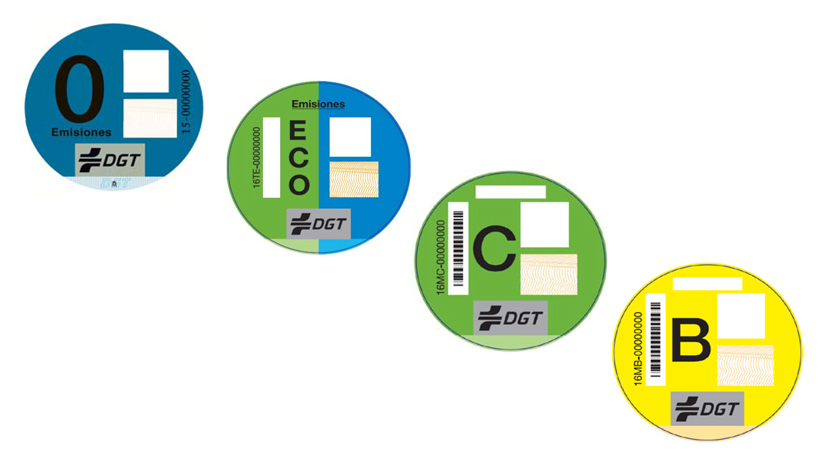 Labels DGT emissions 